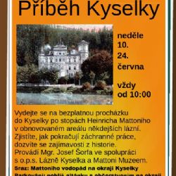 Kyselka: V neděli se koná bezplatná prohlídka areálu bývalých lázní
