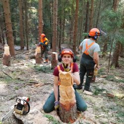 Lesní mechanizátoři ze Žlutic pomáhali v Německu