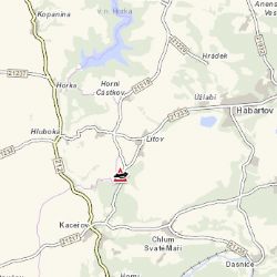 Lítov: Osobní vozidlo skončilo na střeše