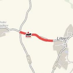 Lítov: U obce došlo ke střetu dvou vozidel. Nehoda je se zraněním