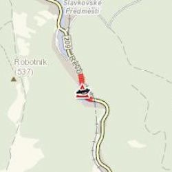 Loket: Pozor! Nehoda se zraněním. Střet dvou vozidel