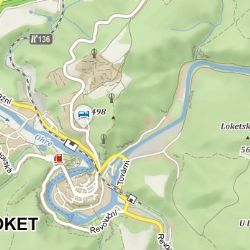 Loket: Pozor! V Tovární ulici došlo k sesuvu půdy a kamení 