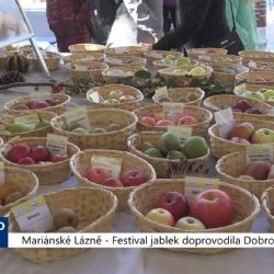 Mariánské Lázně: Festival jablek doprovodila Dobrota (TV Západ)
