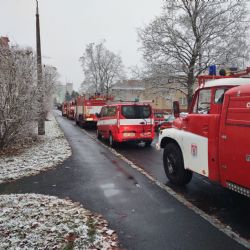 Mariánské Lázně: Hasiči jeli k požáru nízké budovy