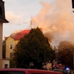 Mariánské Lázně: Hasiči likvidovali požár podkroví obytného domu