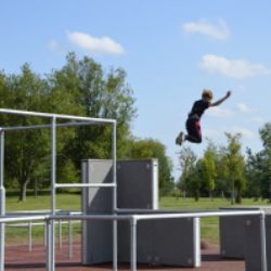 Mariánské Lázně: Parkourové hřiště slouží sportovní veřejnosti