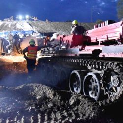 Mariánské Lázně: Po celonoční práci zbývají odklidit poslední dva vagony