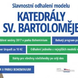 Mariánské Lázně: Slavnostní odhalení modelu katedrály sv. Bartoloměje
