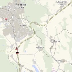 Mariánské Lázně: U města došlo k dopravní nehodě se zraněním