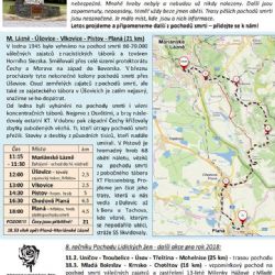 Mariánské Lázně: V sobotu se uskuteční vzpomínkový pochod po stopách pochodů smrti z dubna 1945