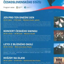 Mariánské Lázně: Začíná týden oslav dne vzniku samostatného Československého státu