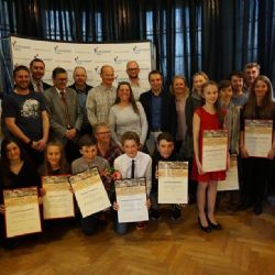 Medailisté zimní olympiády dětí a mládeže převzali ceny 