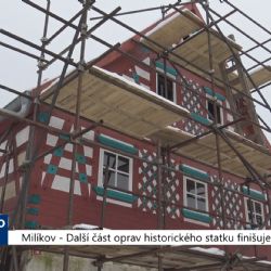 Milíkov: Další část oprav historického statku finišuje (TV Západ)	