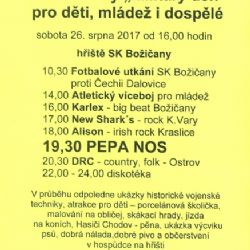 Mírová: Obec pořádá Prázdninový Military den 