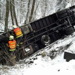Mnichov: Dnešní ranní nehoda nákladního vozidla