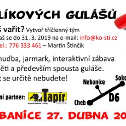 Nebanice: V obci se uskuteční Souboj kotlíkových gulášů