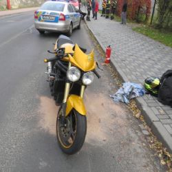 Nejdek: Motorkář nepřizpůsobil rychlost a havaroval