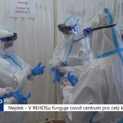Nejdek: V REHOSu funguje covid centrum pro celý kraj (TV Západ)