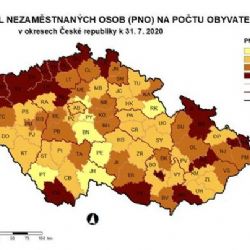 Nezaměstnanost v regionu