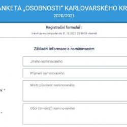 Nominujte osobnost Karlovarského kraje