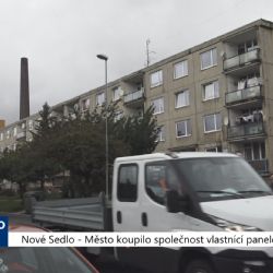 Nové Sedlo: Město koupilo společnost vlastnící panelový dům (TV Západ)