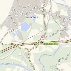 Nové Sedlo: Střet nákladního vozidla s osobním