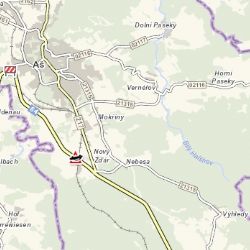 Nový Žďár: Osobní vozidlo narazilo do svodidel