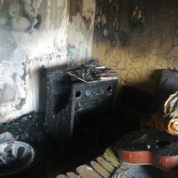 Oloví: Požár v bytovém domě