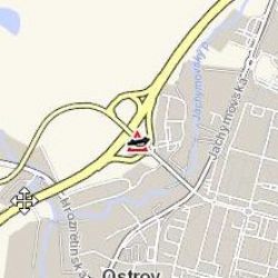 Ostrov: Nehoda dvou vozidel. Náraz do svodidel