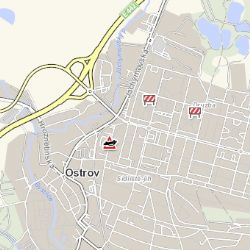 Ostrov: Osobní vozidlo narazilo do lampy veřejného osvětlení