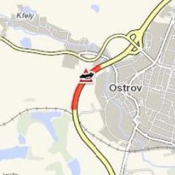 Ostrov: Střet dodávky s osobním vozidlem