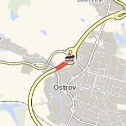 Ostrov: Střet dvou vozidel