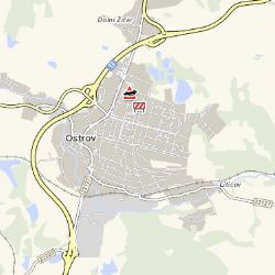 Ostrov: Střet dvou vozidel