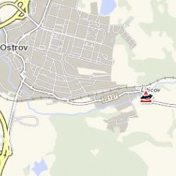 Ostrov: U města došlo ke střetu osobního vozidla s cyklistou