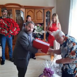 Paní Bartošová z Kraslic oslavila 101. narozeniny