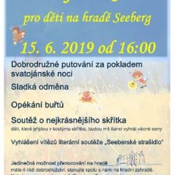 Poustka: Na hradě Seeberg se bude konat Svatojánská noc