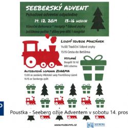 Poustka: Seeberg ožije Adventem v sobotu 14. prosince (TV Západ)
