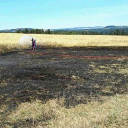 Požár u Libé likvidovaly čtyři jednotky hasičů