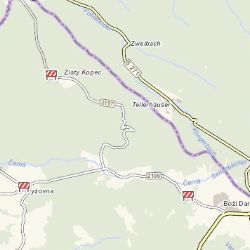 Pozor! Do odvolání je uzavřena silnice Boží Dar - Ryžovna - Zlatý Kopec