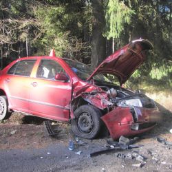 Prameny: Pod vlivem drog způsobil dopravní nehodu