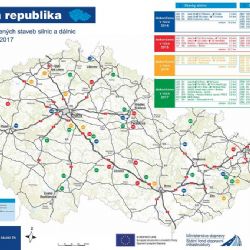 Přehled dokončených staveb silnic a dálnic v letech 2014 - 2017