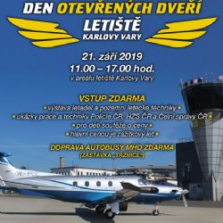 Přijďte na Den otevřených dveří karlovarského letiště