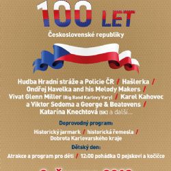 Přijďte oslavit s Karlovarským krajem 100 let Československé republiky