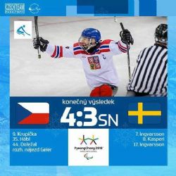 Pyeongchang: Aktuálně z Paralympiády. Porazili jsme Švédsko