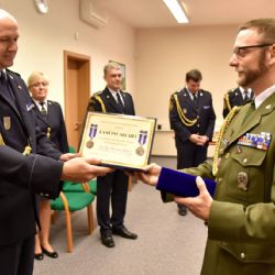 Ředitel hasičů ocenil spolupráci s vojenským prostorem