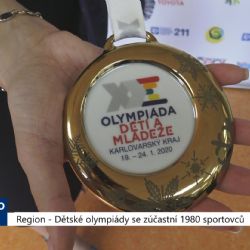 Region: Dětské olympiády se zúčastní 1980 sportovců (TV Západ)