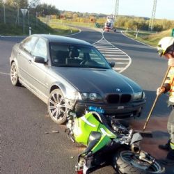 Region: Dvě víkendové nehody motorkářů