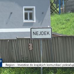 Region: Investice do krajských komunikací pokračují (TV Západ)