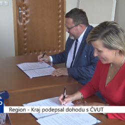 Region: Kraj podepsal dohodu s ČVUT (TV Západ)