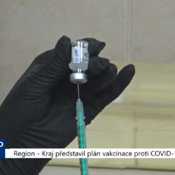 Region: Kraj představil plán vakcinace proti Covid-19 (TV Západ)